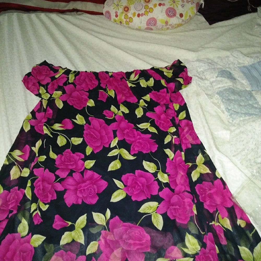 Tobi off the shoulder dress